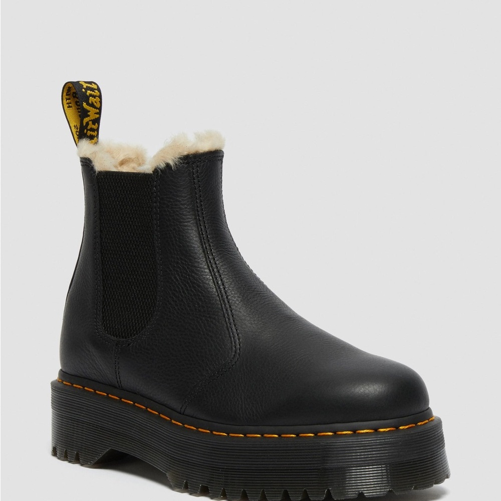 Dr. Martens Black Platform Chelsea Boots